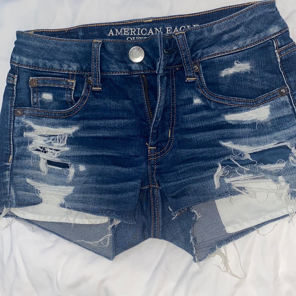 American Eagle Medium Wash Shorts